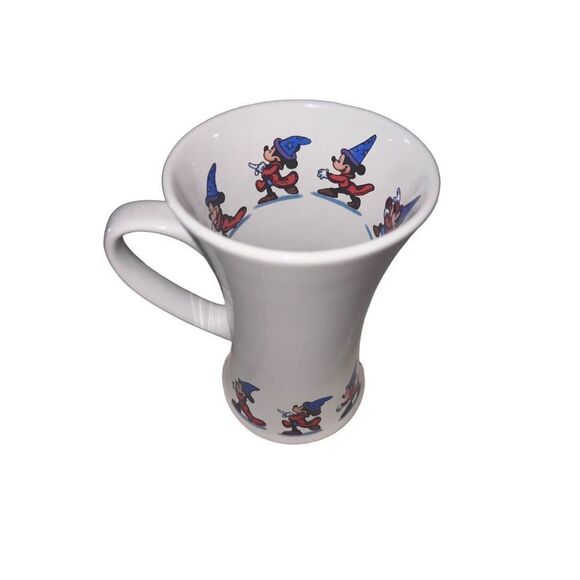 Disney Fantasia Mickey Mouse Sorcerers Apprentice Wizard Fantasia Tall Large Mug - Picture 6 of 13